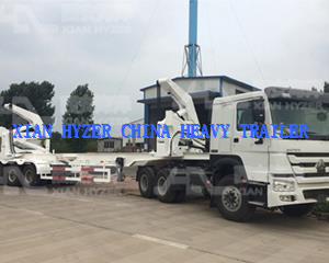 Container Side Loader Truck